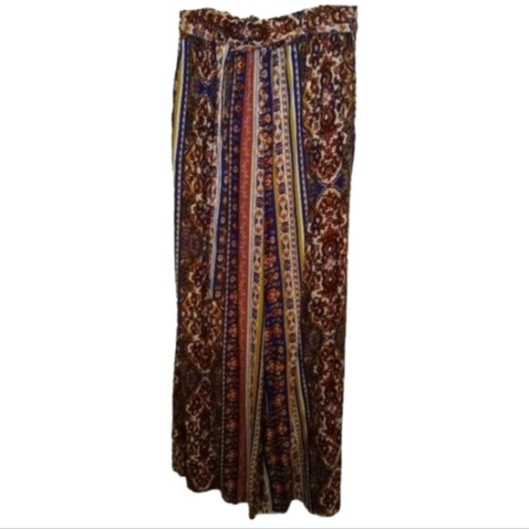 Wide Leg High Rise Pants - HAS POCKETS Size 2 4 S XS Small - fall colors style - Picture 15 of 16